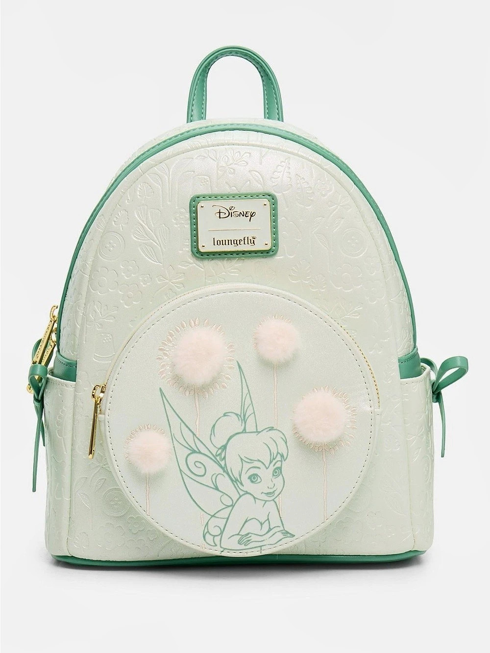 Loungefly Disney Peter Pan Tinker Bell Dandelion Pom Mini Backpack